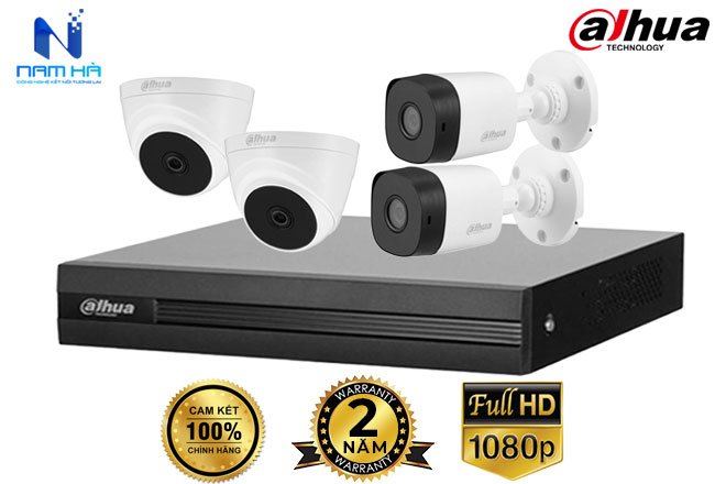 Combo 4 camera CVI Dahua 2.0 Full HD