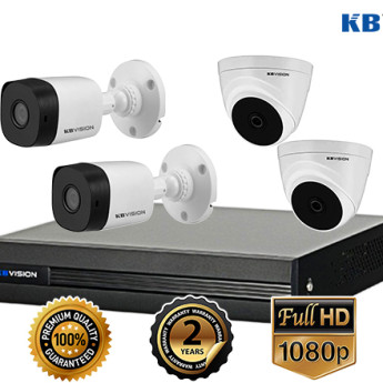 Combo 4 camera CVI KBVISION 2.0 Full HD