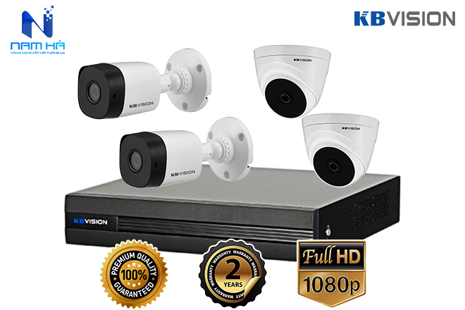 Combo 4 camera CVI KBVISION 2.0 Full HD