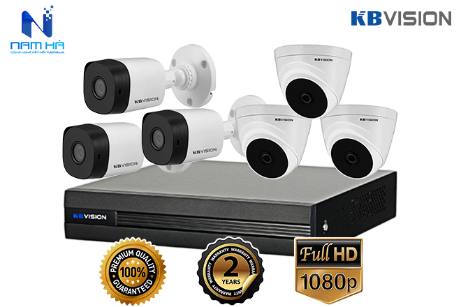 Combo 6 camera CVI KBVISION 2.0 Full HD