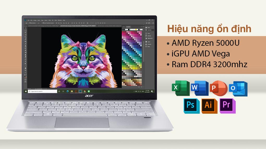 Swift 3 – Laptop Văn Phòng Mỏng Nhẹ Cao Cấp
