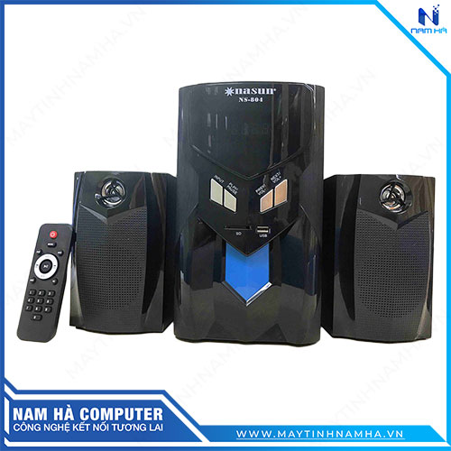 Loa công suất lớn 40W 2.1 chính hãng Nasun đa chức năng bluetooth NS-804