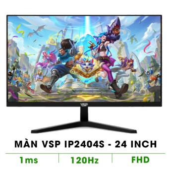 Màn hình VSP IP2404S (24inch / IPS / FHD / 120Hz / 1ms / Đen)