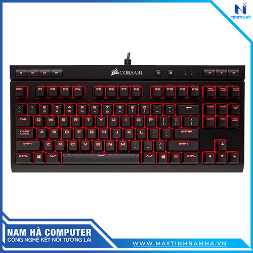 Bàn phím cơ Corsair K63 Cherry MX Red (USB/Red Led)