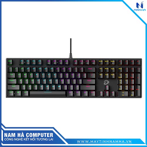 Bàn Phím cơ Dareu EK810 Multi-Led Black (USB/Multi Led/Red switch)
