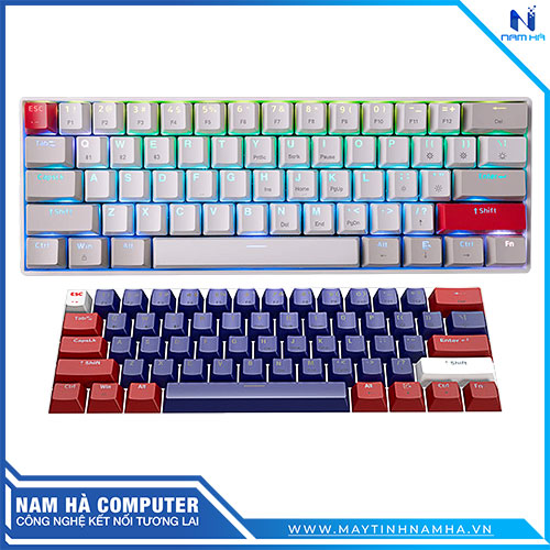 Bàn phím cơ Newmen Dual Mode GM610 Blue Switch