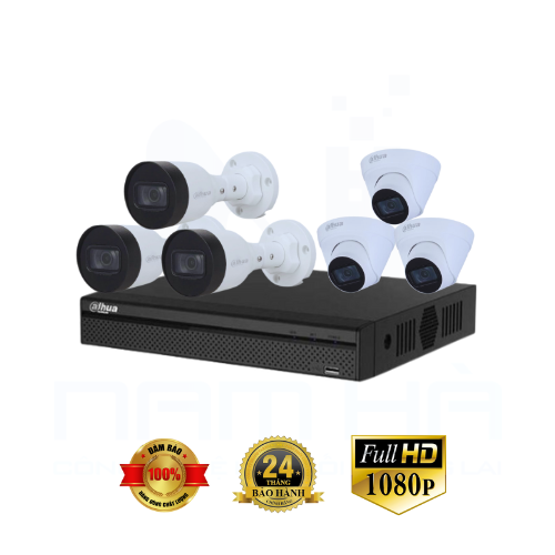 Combo 6 Camera IP 2.0MP Full HD Dahua