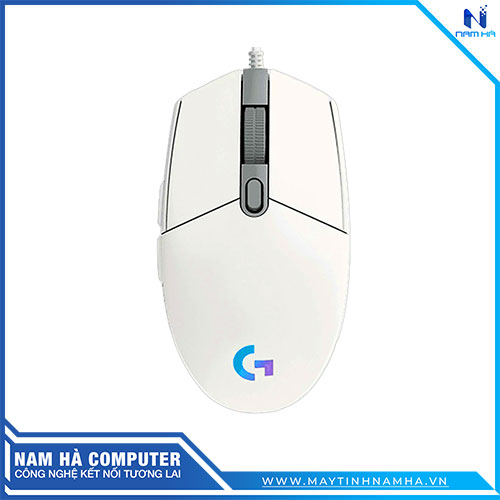 Chuột chơi game Logitech có dây G102 Gen2 White (USB/RGB/Trắng)