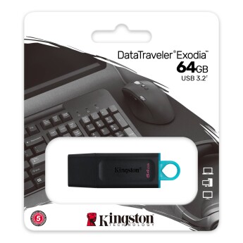 Usb Kingston DataTraveler 64GB USB 3.2 Exodia