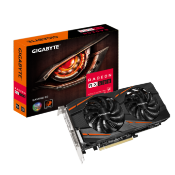VGA Gigabyte Radeon RX 580 Gaming 8G (8GB GDDR5, 256-bit, HDMI+DP, 1x8-pin)