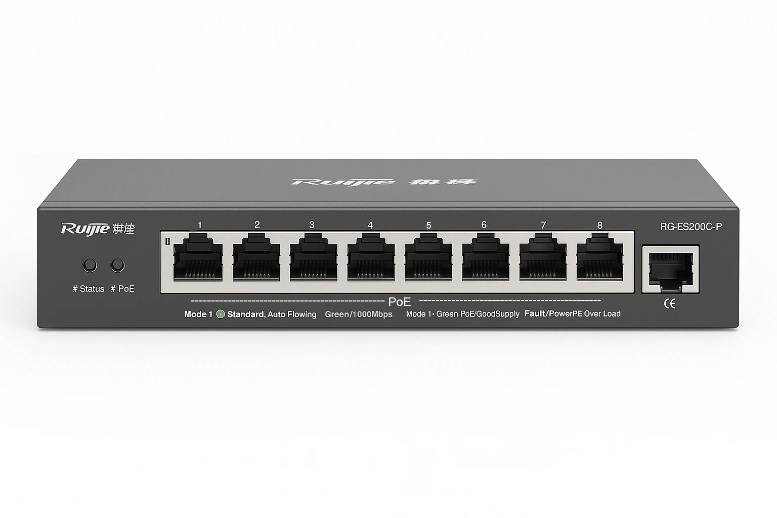 Switch POE 9 cổng RUIJIE REYEE RG-ES209GC-P Gigabit Smart POE