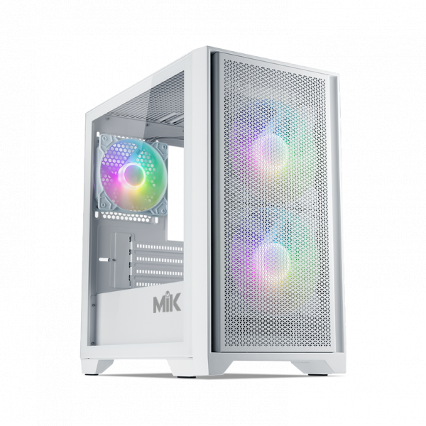 Vỏ Case Milk Morax 3FA White ( 2 Fan 14CM + 1 Fan 12cm ARGB)