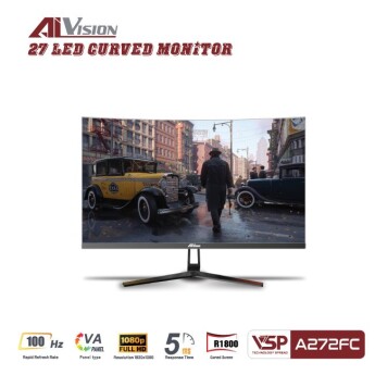 Màn hình cong Aivision A272FC 27″ FHD VA 100Hz 5ms Black